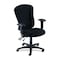 Lorell Fabric Task Chair, 18.70", Adjustable Arms, Black LLR66153 - alternate 2