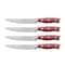 Zwilling J.A. Henckels Forged Accent 4-pc Steak Knife Set, Red 19547-004 - alternate 1
