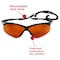 Kleenguard V30 Nemesis Safety Glasses, Anti-Scrach Lens, Wraparound, Black Frame, Copper Blueshield Lens 19642 - alternate 4