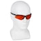 Kleenguard V30 Nemesis Safety Glasses, Anti-Scrach Lens, Wraparound, Black Frame, Copper Blueshield Lens 19642 - alternate 6