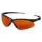 Kleenguard V30 Nemesis Safety Glasses, Anti-Scrach Lens, Wraparound, Black Frame, Copper Blueshield Lens 19642 - alternate 2
