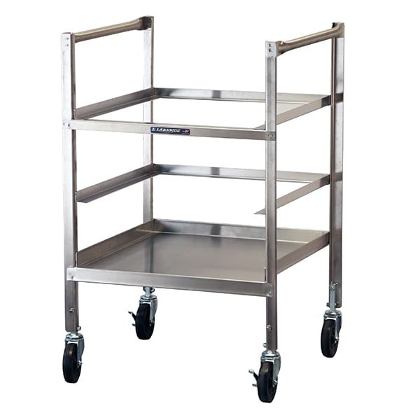 Lakeside Stainless Steel Mobile Glass and Cup Rack - Holds 5 Racks 197 - alternate 5