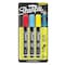 Sharpie Chalk Dry Erase Marker, Ylw/Red/Blue, PK3 2103015 - alternate 1