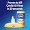 Clorox Disinfecting Wipes, Canister, Hard, Non Porous Surfaces, 35 Wipes, 7 in x 8 in, White, Lemon, 12 Pk 01594 - alternate 11
