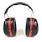 3M Peltor Peltor Optime 105 Over-the-Head Ear Muffs, H10A, Passive Protection, NRR 30 dB, Black/Red H10A - alternate 5