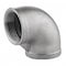 Zoro Select 316 Stainless Steel 90 Elbow, 1/2 in x 1/2 in Fitting Pipe Size, Female NPT x Female NPT 609E111N012 - alternate 2