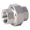 Zoro Select 304 Stainless Steel Union, 3/4 in x 3/4 in Fitting Pipe Size, Female NPT x Female NPT, Class 150 400U111N034 - alternate 1