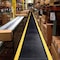 Notrax Antifatigue Mat, 5 ft L x 3 ft W, 1 in Thickness, Vinyl, Diamond Plate, Black/Yellow 979S0035YB - alternate 9