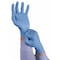 Ansell TouchNTuff 92-575, Nitrile Disposable Gloves, 4.3 mil Palm, Food Grade, Powdered, L, 100 PK, Blue 92-575 - alternate 7