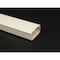 Legrand Cover Plate Raceway, PN05 Series, 1 Channel, 1-1/8 in W, 5/8 in H, 8 ft L, Ivory PN05L08V - alternate 2