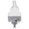 Tripp Lite Outlet Strip, Hospital Grade, 6 5-20R-HG, 5-20P-HG, 7 ft., White PS607HG20AOEM - alternate 4
