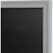 Ghent Enclosed Letter Board 48"x96", Satin PA34896BX-BK - alternate 3