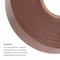 3M Vinyl Electrical Tape, 35, Scotch, 3/4 in W x 66 ft L, 7 mil thick, Brown 10885 - alternate 3