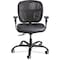 Safco Vue Task Chair, Black Seat, Black Back, 26 in W Seat: 20" L 37" H, No Arm, Vinyl Seat 3397BV - alternate 2