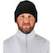 Ergodyne Knit Cap with Zipper, Over The Head, Black 6811Z - alternate 6