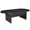 Boss Race Track Conference Table, 95"Wx43"D, Mocha N136-MOC - alternate 2