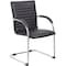 Boss B9536 Side Chair, Black Back, 23 in W 24-1/2" L 37-1/2" H, Fixed, Vinyl Seat B9536-BK-2 - alternate 5