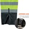 Ergodyne High Visibility Rain Pants, Polyester/Polyurethane Coating, Elastic Closure, Size 5XL 8915BK - alternate 2