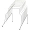 Fellowes File Holder, Silver, Steel, 10 1/8 in W, 12 1/8 in L, 11 4/5 in H, 8 Number of Compartments 72604 - alternate 3