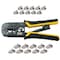 Klein Tools 7 1/2 in Crimper and Connector Kit Ethernet, RJ45 VDV226-817 - alternate 3