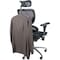 Mooreco Mesh Task Chair, 18" to 21", Adjustable Arms, Black 34729 - alternate 2