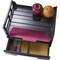 Officemate Drawer with Letter Tray, Black, Plastic, 14 3/8 in W, 9 in L, 7 1/2 in H, 10.3" D 26094 - alternate 2