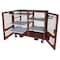 Crescent Jobox Mesh Cabinet, Brown, 65 in W x 33 in D x 55 in H 1-400990 - alternate 5
