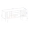 Manhattan Comfort TV Stand, Mid Century, White, 53.14" 200AMC6 - alternate 7
