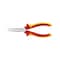 Gedore Insulated Round Nose Pliers, 6-1/4", Overall Length: 160mm VDE 8122-160 H - alternate 9