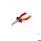 Gedore Ins Bent, Needle Nose Pliers, 6-1/4", Number of Pieces: 1 VDE 8132 AB-160 H - alternate 8