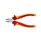 Gedore Insulated Diagonal Cutter, 5-1/2", Handle Type: VDE Insulating Sleeves VDE 8314-140 H - alternate 3