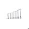 Gedore Combination Wrench Set, 8 pcs., 8-19mm, Offset: 10 Degrees 1 B-080 - alternate 2