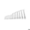Gedore Combination Wrench Set, 15 pcs., 6-32mm 1 B-0115 - alternate 2