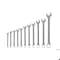 Gedore Combination Wrench Set, 11 pcs., 8-22mm, Finish: Chrome plated 1 B-011 - alternate 2