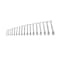 Gedore Combination Wrench Set, 17 pcs., 6-22mm, Offset: 10 Degrees 1 B-017 - alternate 3