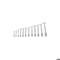 Gedore Combination Wrench Set, 12 pcs., 6-19mm, SAE or Metric: Metric 1 B-0112 - alternate 2