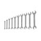 Gedore Wrnch Set, Double Open End, 10 pcs., 6-27mm 6-10 - alternate 2