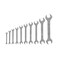 Gedore Wrench Set, Doubl Open End, 10 pcs., 6-32mm 6-100 - alternate 2