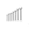 Gedore Combination Wrench Set, 8 pcs., 10-24mm, Wrench Head Sizes: 10mm to 24mm 7-08 - alternate 2