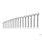 Gedore Combination Wrench Set, 17 pcs., 6-22mm, SAE or Metric: Metric 7-017 - alternate 2