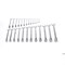 Gedore Combination Wrench Set, 26 pcs., 6-32mm, SAE or Metric: Metric 1 B-026 - alternate 2