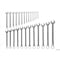 Gedore Combination Wrench Set, 26 pcs., 6-32mm, SAE or Metric: Metric 1 B-026 - alternate 3
