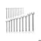 Gedore Combination Wrench Set, 20 pcs., 8-32mm, SAE or Metric: Metric 1 B-020 - alternate 2