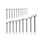 Gedore Combination Wrench Set, 20 pcs., 8-32mm, Wrench Head Sizes: 8mm to 32mm 7-020 - alternate 2