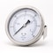 Pic Gauges Gauge, 3.5", 0/30psi, 1/4"LBM, UClamp, SSCase, 3 1/2 in Dial, 1/4 in NPT Male Lower Back Location 203D-354C - alternate 1