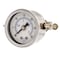 Pic Gauges Gauge, 1.5", 0/30 psi, 1/8"CBM, LF, U-Clamp, 1 1/2 in Dial, 1/8 in NPT Male Center Back Location 203L-158C - alternate 1