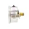 Pic Gauges Gauge, 2", 0/30psi, 1/8" CBM, LF, w/U-Clamp, 2 in Dial, 1/8 in NPT Male Center Back Location 203L-208C - alternate 3