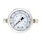 Pic Gauges Gauge, 2", 0/160psi, 1/8" CBM, LF, w/U-Clamp, 2 in Dial, 1/8 in NPT Male Center Back Location 203L-208F - alternate 4