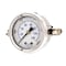 Pic Gauges 2 in Dial, 1/8 in NPT Male Center Back Location, Stainless Steel Case Material 203L-208O - alternate 1