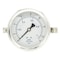 Pic Gauges 4 in Dial, 1/4 in NPT Male Center Back Location, Stainless Steel Case Material 203L-404B - alternate 2